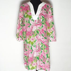 Lilly Pulitzer Stargazer Lily Print VNeck Dress